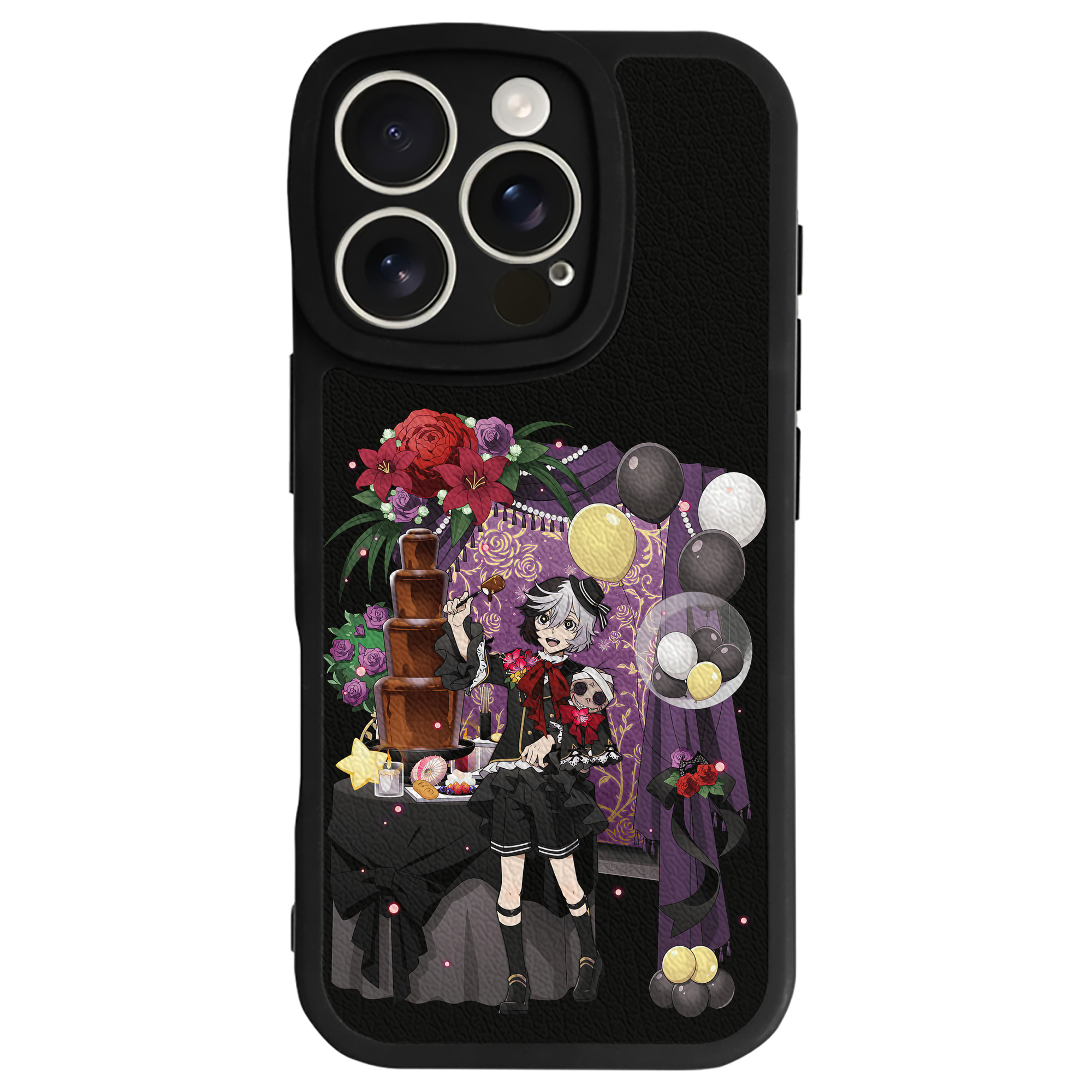 （画像用） 文豪ストレイドッグス Bungo Stray Dogs 【iPhone 16シリーズ対応】シリコンスマホケース（レザー調） 材質：シリコン